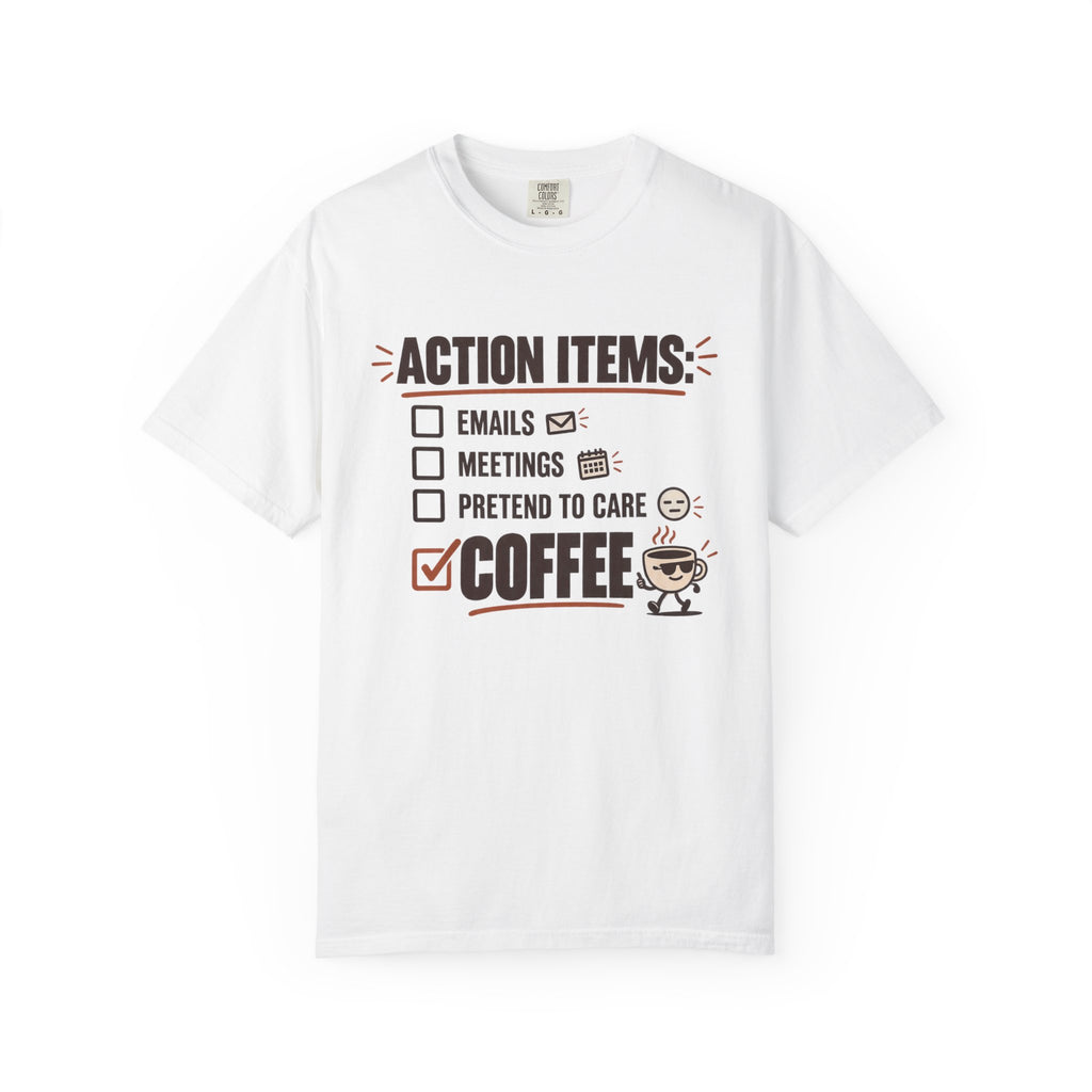 Coffee Checklist T-Shirt