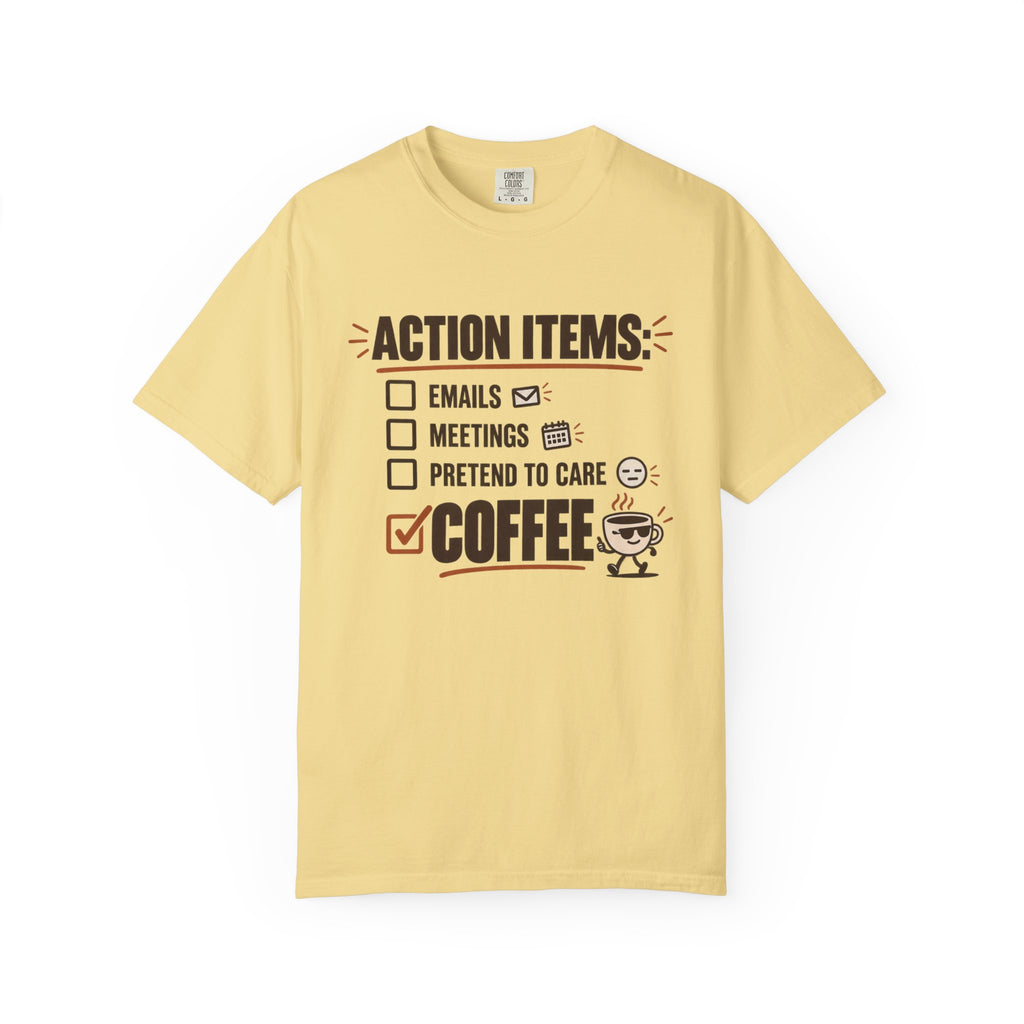 Coffee Checklist T-Shirt