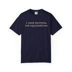 Espresso Not Explanations T-Shirt